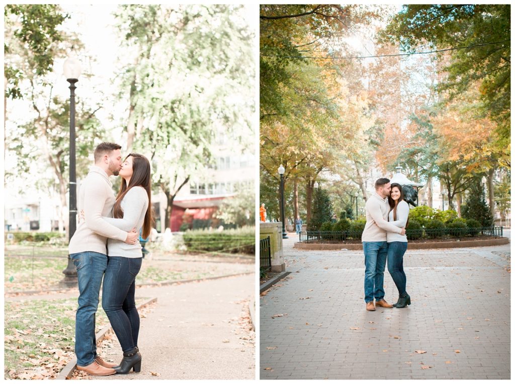 Rittenhouse Square Philadelphia Engagement Session Photos