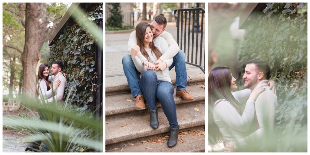 Rittenhouse Square Philadelphia Engagement Session Photos