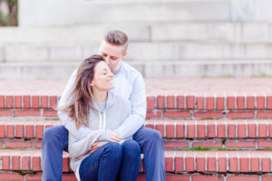 Engagement Photo Down Town West Chester Pennsylvania